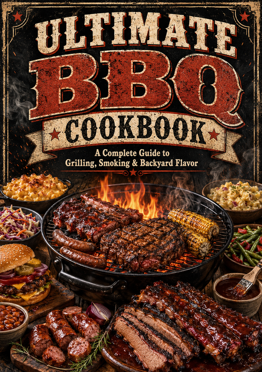 BBQ & Meat Smoking Cookbook Guide, Practical Grilling Techniques for Outdoor Cooking, Backyard Barbecue and Flavorful Meat